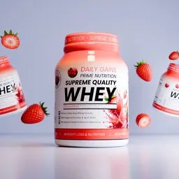 Strawberry Whey Protein Jars
