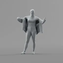 Lowpoly Female Standing