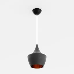 Dixon Beat Fat Pendant Black