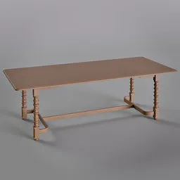 Modern traditional oak table