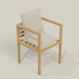 Wooden Chair 60 x 60 x 83