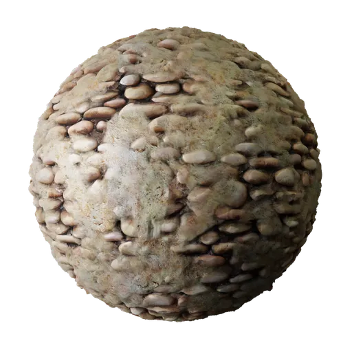 Pebble Stone Wall
