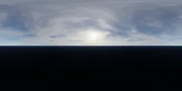 Diffuse clouds with sunlight for realistic HDR lighting in 3D scenes