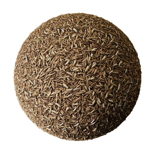 High-quality PBR landscaping wood chips texture for 3D rendering in Blender and other software.