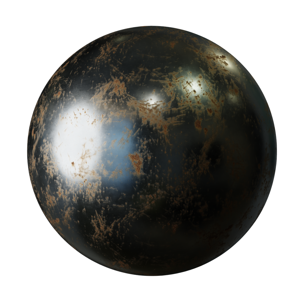 Metal Steel Weathered Default | FREE metal materials | BlenderKit