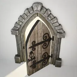 Medieval Gothic Door 20