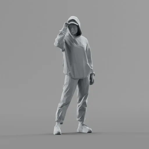 Lowpoly Female Standing