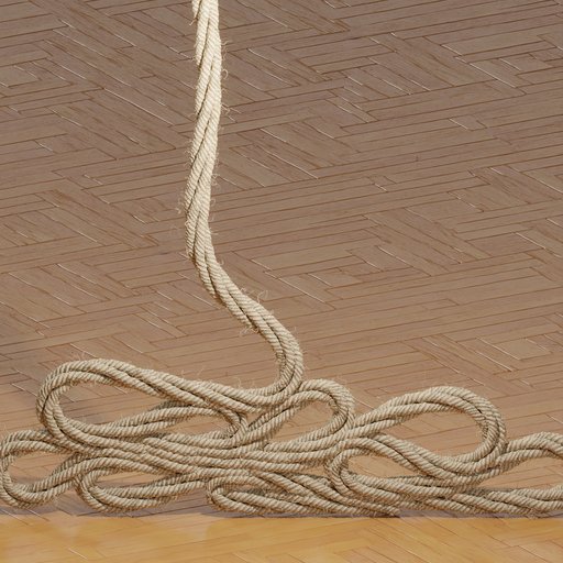 BlenderKit Download the FREE Rope with Easy Physics model