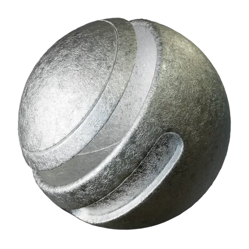 PBR seamless metal texture for 3D Blender material library, with adjustable color for realistic rendering.