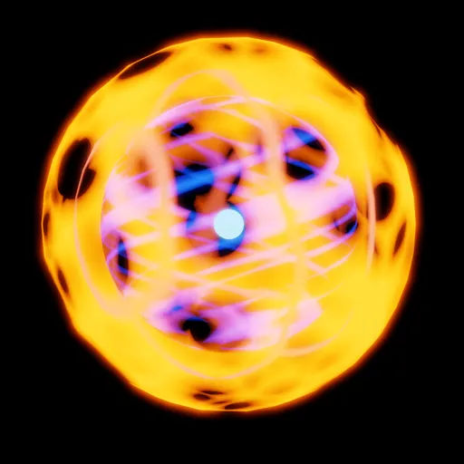 Anime Stylized Energy Core Orb