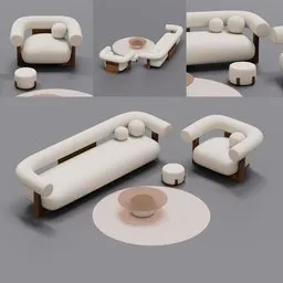 Sofa Set Tube Frame