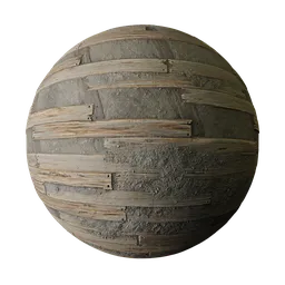 Medieval Weathered Worn Floor Planks
