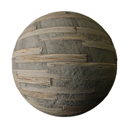 Medieval Weathered Worn Floor Planks