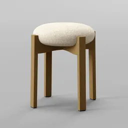 Pioneer Barstool H46 Light Oak