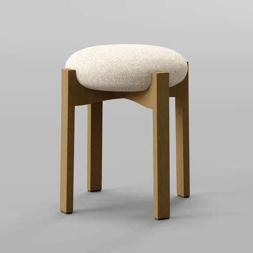 Pioneer Barstool H46 Light Oak