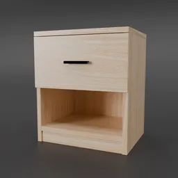Small Wooden Nightstand