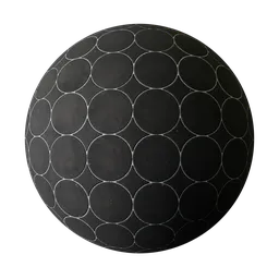 Black Circular Tiles