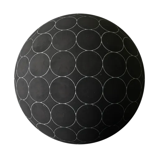 Black Circular Tiles