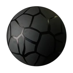 Black Metallic Veins