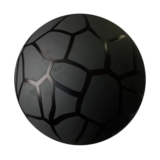 Black Metallic Veins