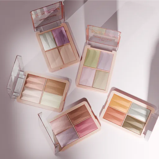Cosmetics Highlighter and blusher shades