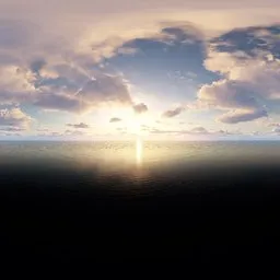 Sunset dusk pure sky