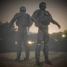 Military Character (GameReady)