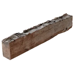 "Get the rustic feel with this realistic Wooden Bar Scan 3D model from BlenderKit. Perfect for forest-themed scenes and features worn decay texture, detailed scan, and white plank siding. Ideal for Blender 3D software users searching for high-quality 3D models."