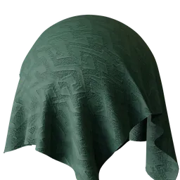Graphical Green Jacquard
