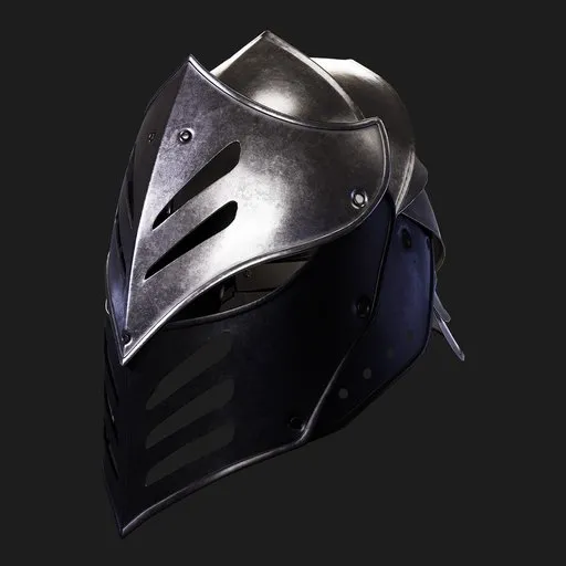 Medieval Helmet – Armored Visor
