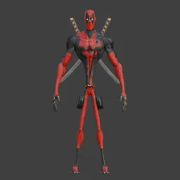 Stylized Mercenary With Dual Swords