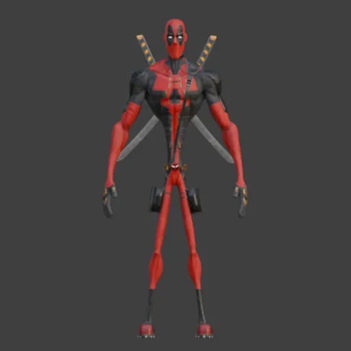 Stylized Mercenary With Dual Swords