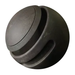 High-quality anthracite ceramic material for 3D kitchen renders, with realistic textures and depth, ideal for Blender PBR applications.