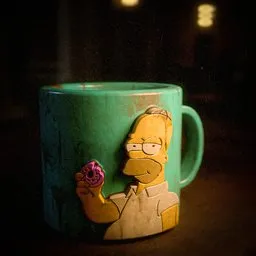 Dirty Mug - low poly game ready.