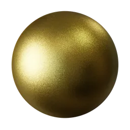 Gold powder coated