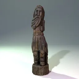 Wooden Figure photogrammetry