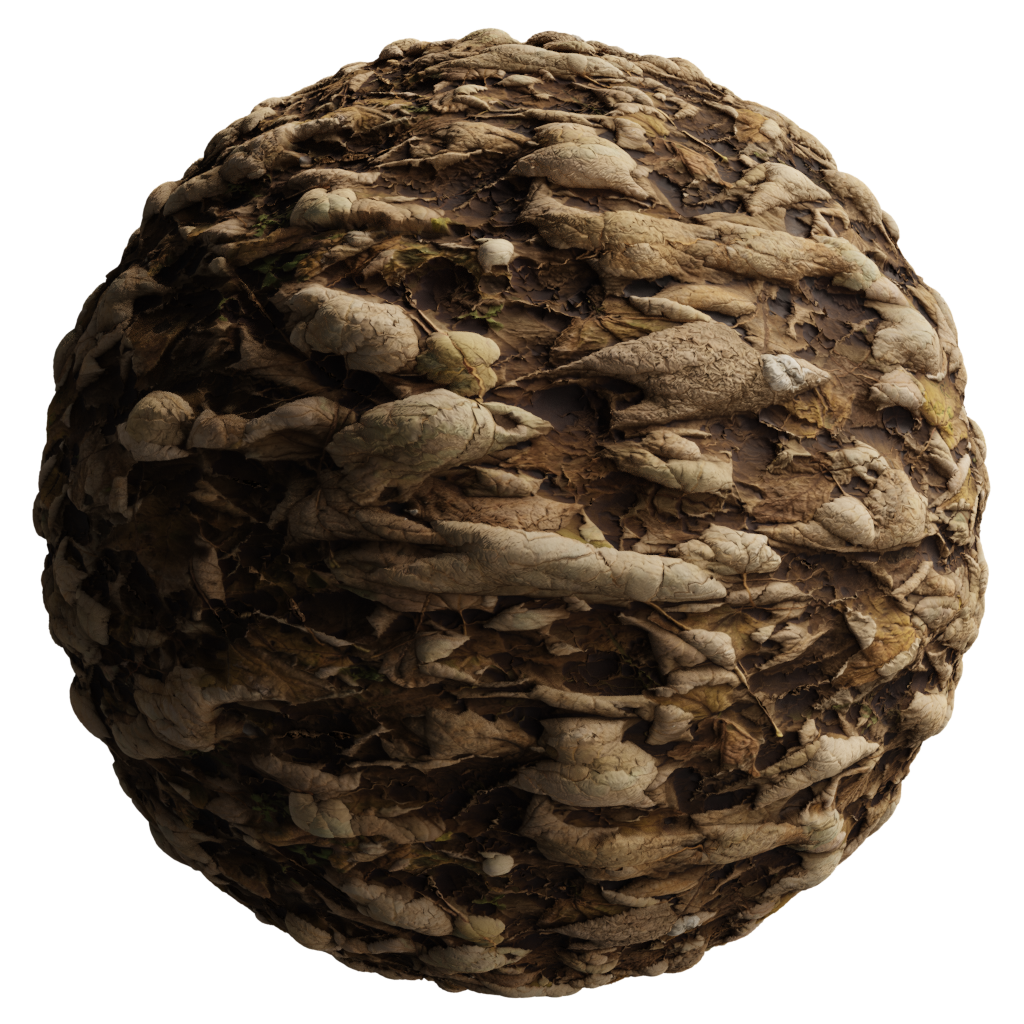 BlenderKit Download the FREE Ground Leaves material