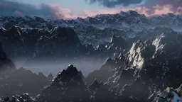 Majestic Snow-Capped Mountain