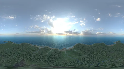 Above an Island