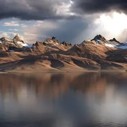 Rocky Mountains & Sky Background