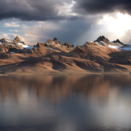 Rocky Mountains & Sky Background