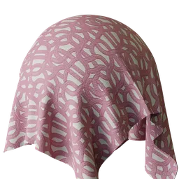 Graphical Pink Embroidery