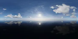 Cloudy Sunny Realistic Sky