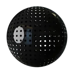 Black Iron Dot Matrix
