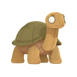 Cute Tortoise Plushie (unrigged)