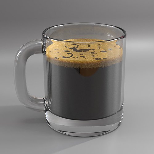 Coffee procedural Beverages models BlenderKit