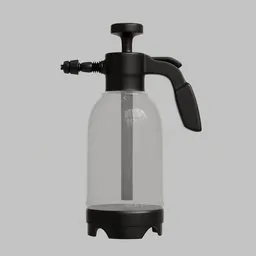 Hand pump spray bottle