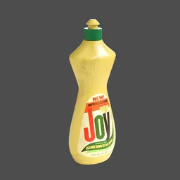 Vintage Dishwashing Liquid Bottle