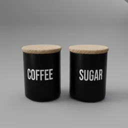 Coffee and Sugar Containers