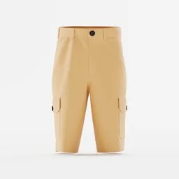 Men Cotton Cargo Short Pants